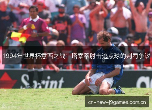 1994年世界杯意西之战：塔索蒂肘击逃点球的判罚争议